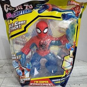 Marvel Heroes of Goo Jit Zu Goo Shifters Spiderman NEW Super Stretchy Unopened